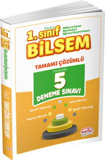 1. Sınıf Bilsem Tamamı Çözümlü 5 Deneme Sınavı