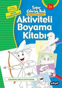 Aktiviteli Boyama Kitabı - Süper Kahramanlar