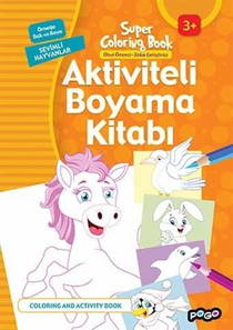 Aktiviteli Boyama Kitabı - Sevimli Hayvanlar