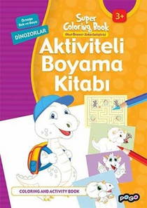 Aktiviteli Boyama Kitabı - Dinozorlar