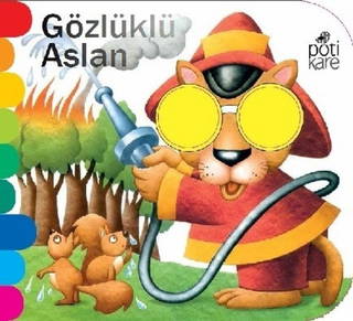 Gözlüklü Aslan - Delikli Kitaplar Serisi