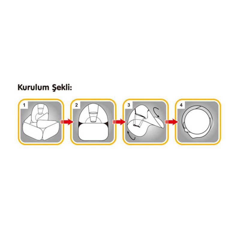 Potalı Oyun Havuzu (+100 Adet Top) - Sarı