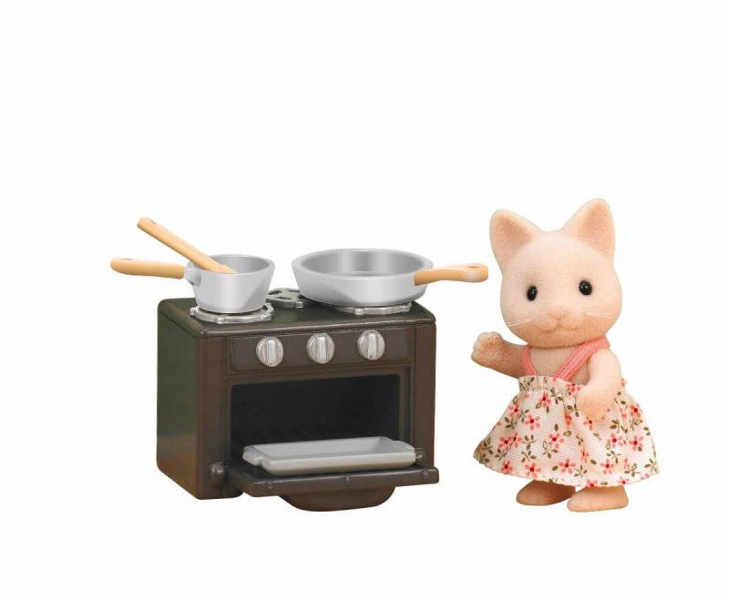 Sylvanian Families Kedi Kız Kardeş Ve Fırın Seti (5140)