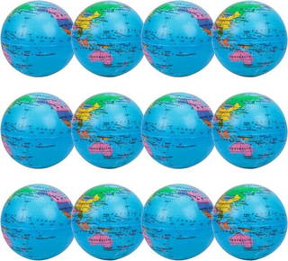 Eğlenceli Stres Topu Küre - 10 Adet
