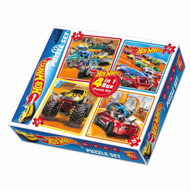 Hot Wheels コレクターエディション 4台セット Hot Wheels 4 İn 1 Box Puzzle Set Fiyatı, Yorumları - duyumarket