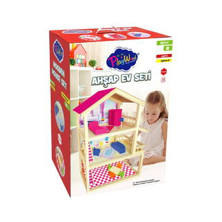 Playwood Oyuncak Ahşap Ev Seti Ony-398