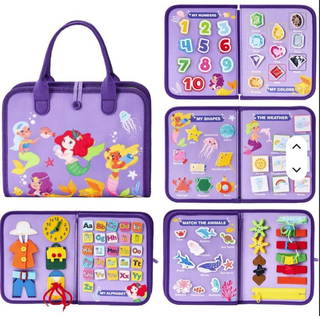 Robokids Montessori Aktiviteli Keçe Eğitim Kitabı 8 Sayfa Rbkds37