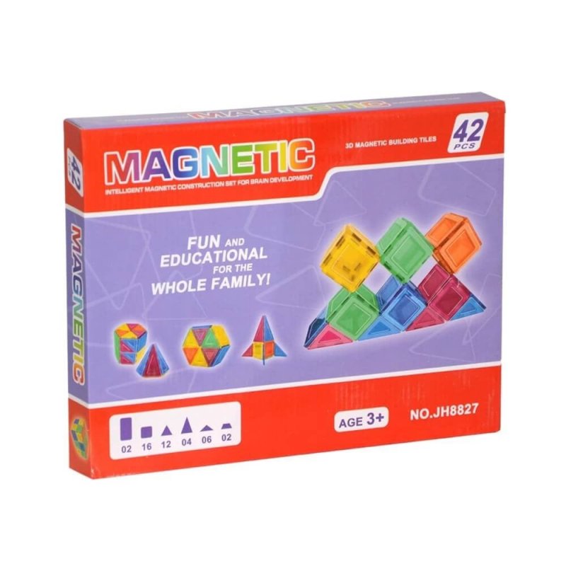 Manyetik Kare Üçgen Set - 42 Parça Fiyatı, Yorumları - duyumarket