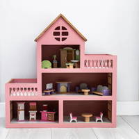 Ahşap Oyuncak Barbie Evi