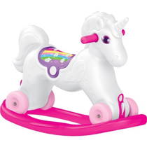 Dolu 2509 Unicorn Sallanan Tekerlekli At