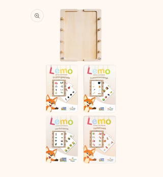 Lemo 4 Yaş Başlangıç Seti - Ahşap Çerçeve + 4 Kart Seti
