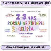2-3 Yaş Sosyal Ve Zihinsel Gelişim Etkinlik Kitabı