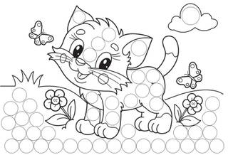 Lino Dot Markers Aktivite Kitabı - Hayvanlar