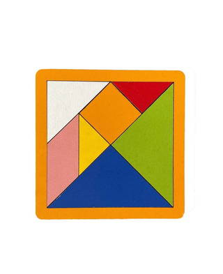 Ahşap Tangram 7 Parça - Mini