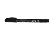 Rubenis Çift Uçlu Asetat Kalemi S/m- Siyah Yazı Araçları ve Kalemler