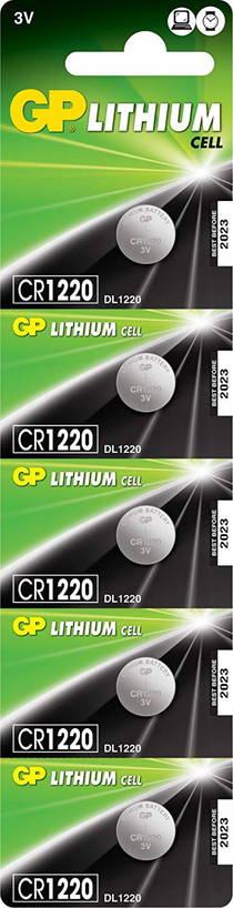 Gp Lithium Cell 5'li Lityum Pil Cr1220