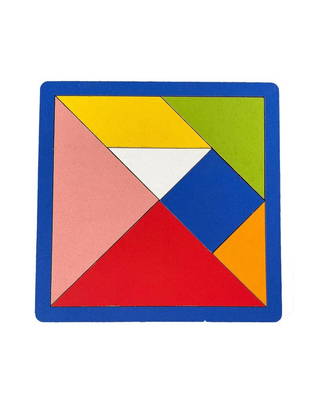 Ahşap Tangram 7 Parça - Orta