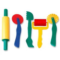 Oyun Hamuru Merdane Silindir Kalıpları 5 Parça