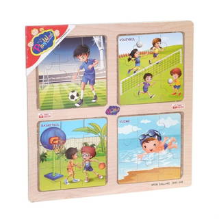 Ahşap Puzzle Spor Dalları Ony-345