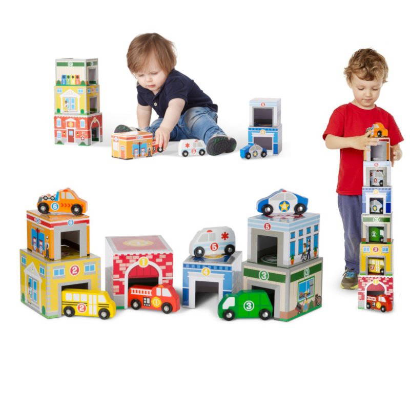 Melissa&doug Diz Oyna Kule - Binalar Ve Araçlar