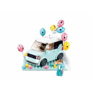 Sluban Mini Handcraft Party Car Mavi