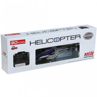 Gyro Büyük Helikopter 3.5ch - 68 Cm Mavi