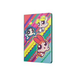 The Powerpuff Girls Sert Kapak Butik Defter - Çizgisiz