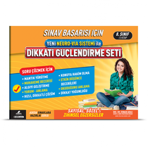 Adeda Dikkati Güçlendirme Seti 8. Sınıf 14 Yaş 3 Kitap