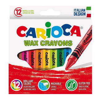 Carioca Wax Yıkanabilir Pastel Boya Kalemi 12'li