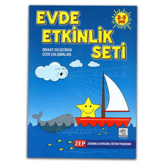 3-5 Yaş Evde Etkinlik Seti 5 Kitap