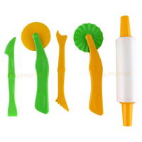 Oyun Hamuru Merdane Ve Kesici Seti