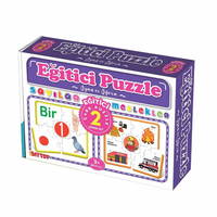 Eğlenceli Çark Puzzle - Sayılar Meslekler