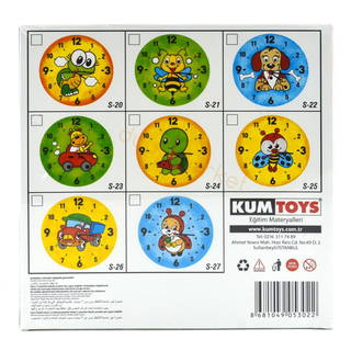 Kumtoys Ahşap Saat Boyama