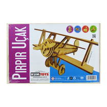 Kumtoys Ahşap Maket Pırpır Uçak