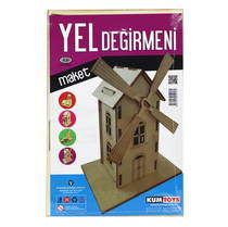 Kumtoys Ahşap Maket Yel Değirmeni