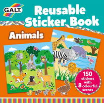 Galt Reusable Sticker Book - Animals