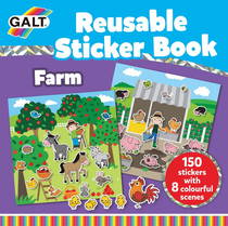 Galt Reusable Sticker Book - Farm