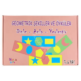 Yuka Geometrik Şekiller Ve Öyküler (Dinle - Anla - Yerleştir)