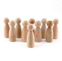 Ahşap 10'lu Peg Bebek