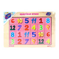 Playwood Ahşap Eğitici Eşleştirme Hafıza Oyunu - Sayılar Ony 265
