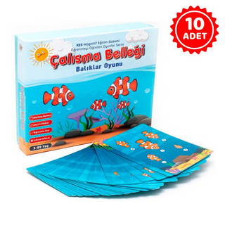 Çalışma Belleği - Balıklar Oyunu 10 Adet