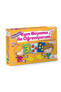 Eğitici Kum Boyama Seti İle Sayıları Öğreniyorum