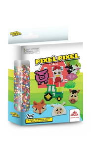 Pixel Pixel Boncuk Etkinlik Seti - Çiftlik 7in1