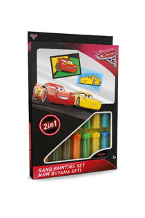 Kum Boyama Seti 2in1 Cars - Mcqueen & Cruz Ramirez