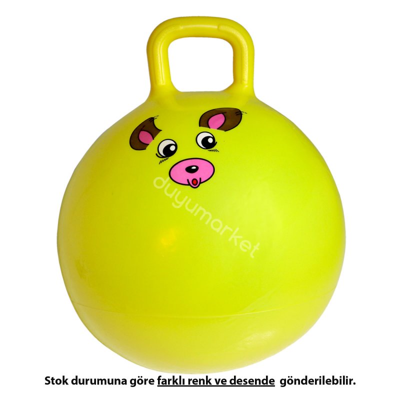 Tutmalı Zıplama Topu - Sarı Fiyatı, Yorumları - duyumarket