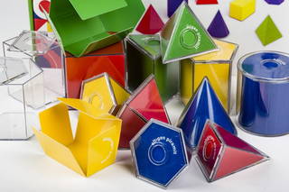 3d Geometrik Şekiller Ve 2d Açılımları - 24 Parça