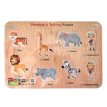 Canlanan Konuşan Vahşi Hayvanlar Puzzle