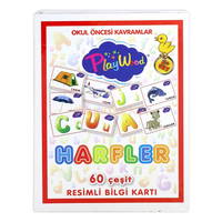 Eğitici Resimli Bilgi Kartı - Harf Eşleme