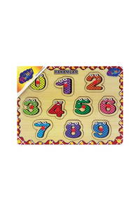 Playwood Tutmalı Ahşap Gülen Rakamlar (206)