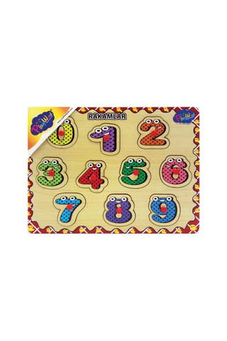 Playwood Tutmalı Ahşap Gülen Rakamlar (206)